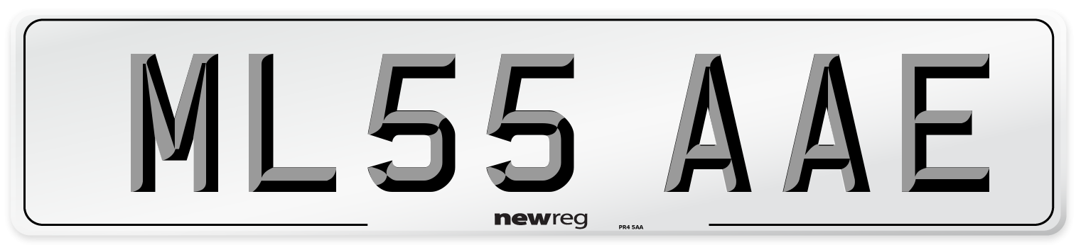 ML55 AAE Number Plate from New Reg
